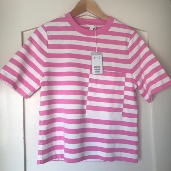 COS Tops - NWT Cos Boxy Striped Cotton Shirt